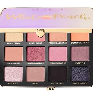 Brand new two faced white peach pallet